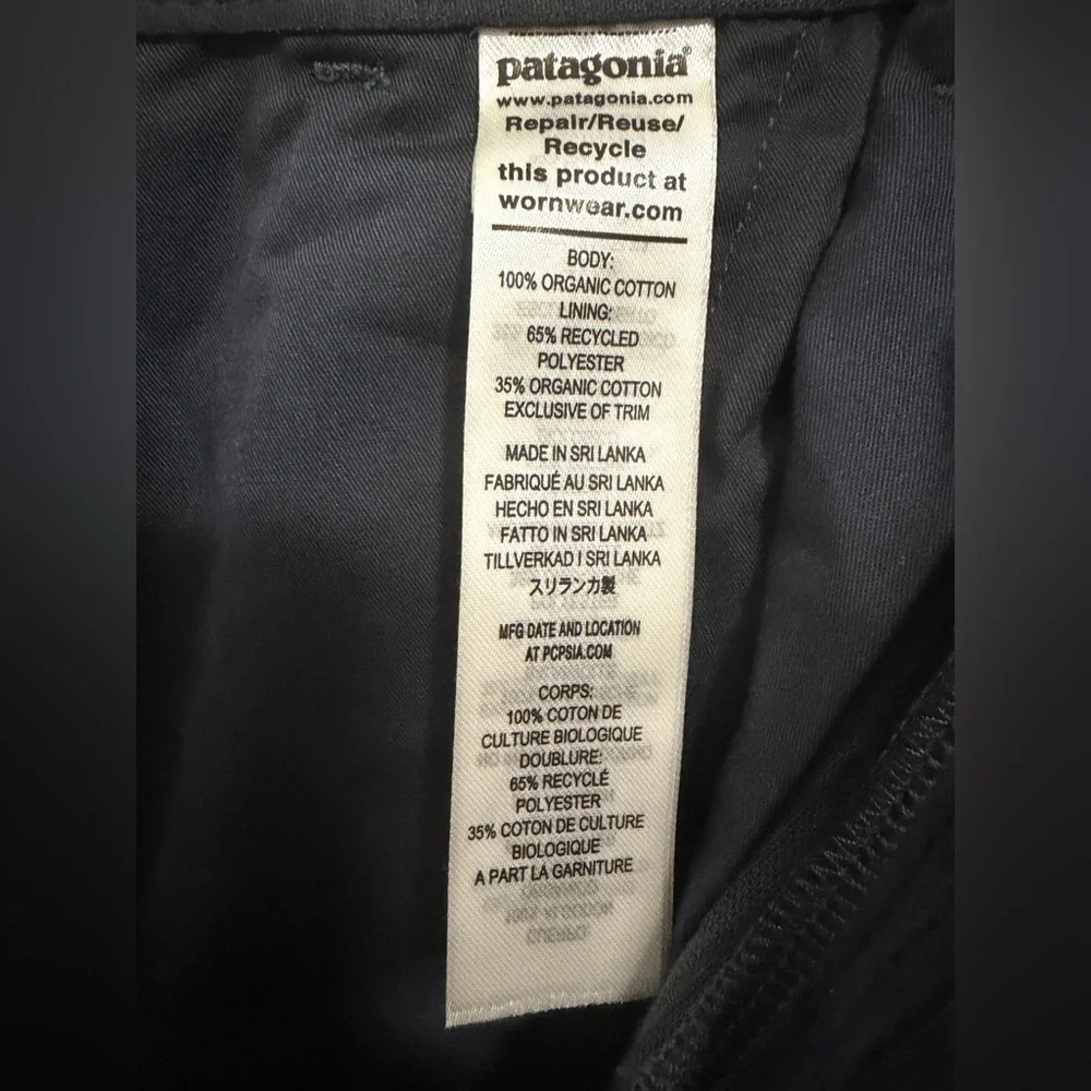 Patagonia Wide Wale Corduroy Pants Women’s Size 6 Pitch Blue Organic Cotton NWT - Picture 9 of 14